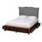 Baxton Studio Irena Transitional Wood Platform Storage Bed in Grey-Queen 237-12640-10669-ZORO - alternate 6